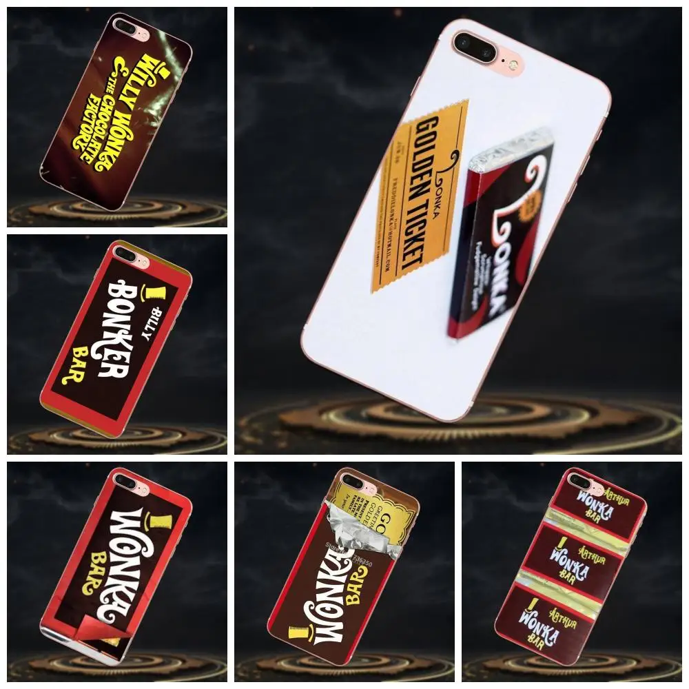 Чехол из ТПУ с принтом 2019 Willy Wonka Bar золотым билетом для Galaxy J1 J2 J3 J330 J4 J5 J6 J7 J730 J8 2015 2016