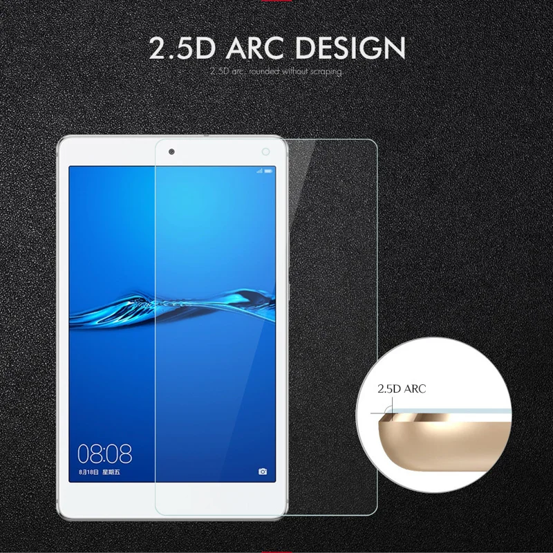 Для huawei Mediapad C5 8,0 Tablet закаленное Стекло MON-W19 MON-AL19 8,0 дюйма ультра тонкий защитный закаленное Стекло фильм