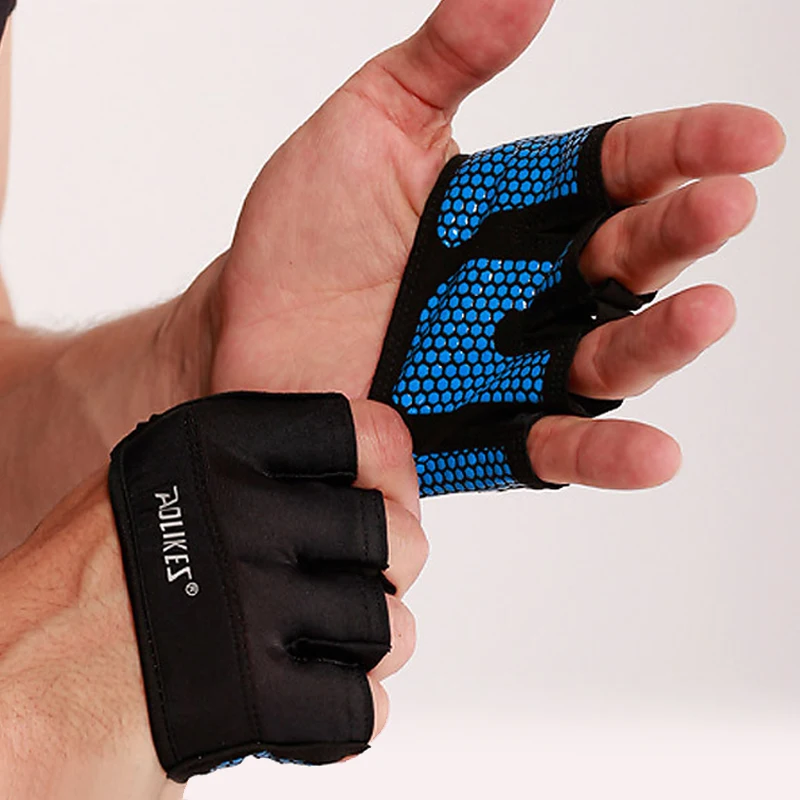 1Pair Protector Gym Anti-skid Men & Women Gym Gloves Breathable Body Building Exercise Training Sports Fitness Gloves Crossfit 1Pair Protector Gym Anti-skid Men & Women Gym Gloves Breathable Body Building Exercise Training Sports Fitness Gloves Crossfit