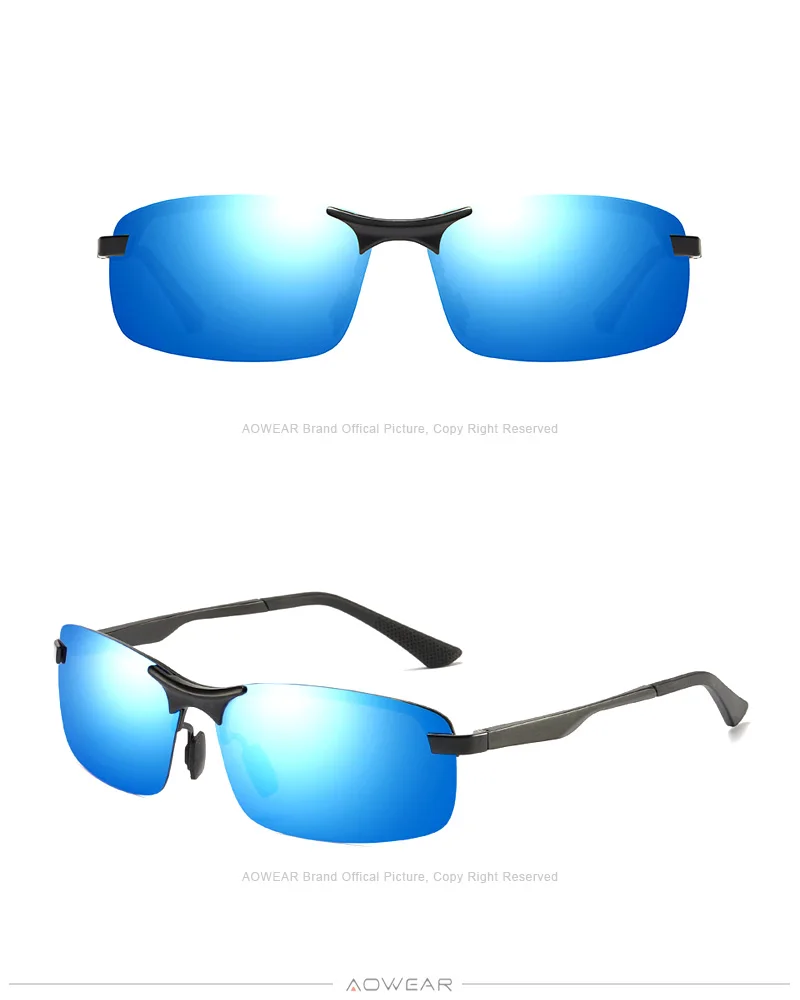 AOWEAR Occhiali da guida notturni polarizzati Occhiali da sole antiriflesso per la visione notturna di sicurezza Occhiali Occhiali da sole gialli per conducente Gafas_voghion.com