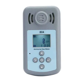 

Ammonia Analyzer Meter NH3 Leak Detector LCD Display Mini Gas Analyzer Temperature Measurement Gray Portable Professional Meter