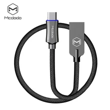 Mcdodo USB Type C Cable Fast Charging Auto Disconnect USB C Data Cable For Samsung Xiaomi Oneplus 5 with led Light Type-c Cable