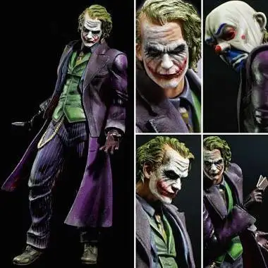 Chanycore The Joker 27cm 1pcs Bat Man The Dark Knight Rises Action Figure DC Comic Play Arts Kai Ba
