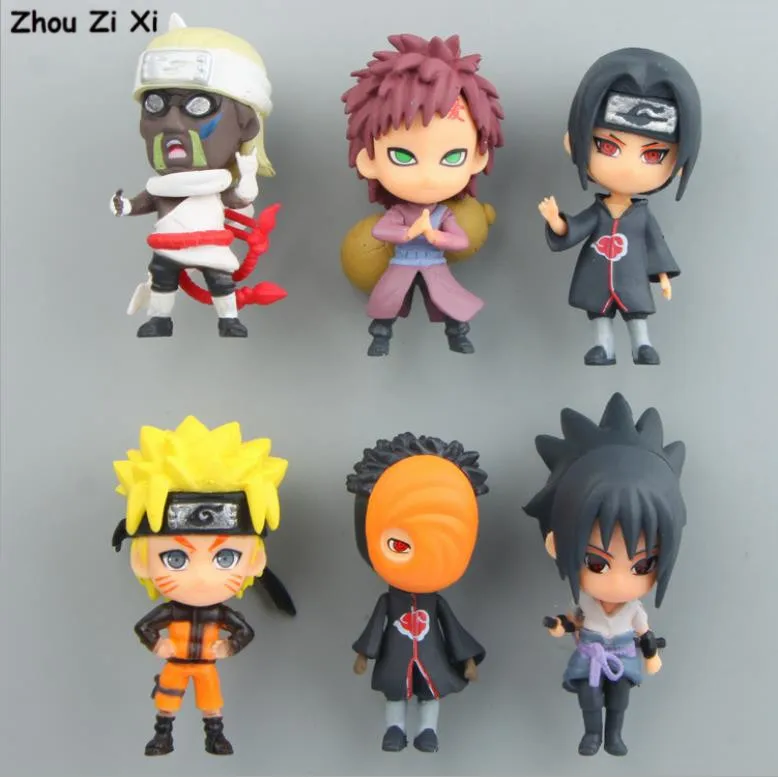 

Cartoon Creative cute naruto refrigerator magnet stickers toys