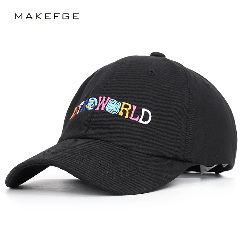 

Embroidered letter baseball caps unisex solid color fashion adjustable ASTROWORLD high quality hat dad truck driver sun hats