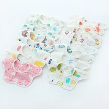 6-layer муслин детские нагрудники натуральный хлопок мягкие нагрудники и слюнявчик Baberos Bebe Младенческая 360 Вращение слюнявчик Кормление слюны полотенце