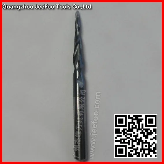 

R1.0*20H*6D*75L*2F Carbide End Mill Taper Ballnose With Coating