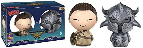 SDCC Exclusive Funko Dorbz 2 Pack Official DC Comics: Wonder Woman and Ares Vinyl Action Figure Col