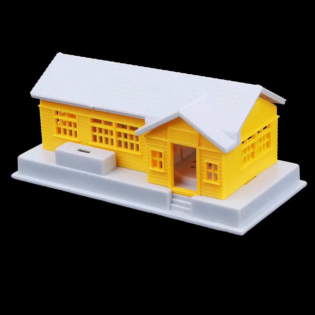 HO Railway Train Model Kit Cardboard #235 Building SWEDISH HOUSE Scale 1/87 