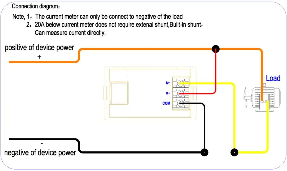 YB4835VA постоянного тока 3,5-30 V 4,5-100 V светодиодный цифровой Напряжение измеритель тока DC 999mA 10A 20A 50A 100A 200A 300A 500A 1000A Вольт Амперметр переменного тока