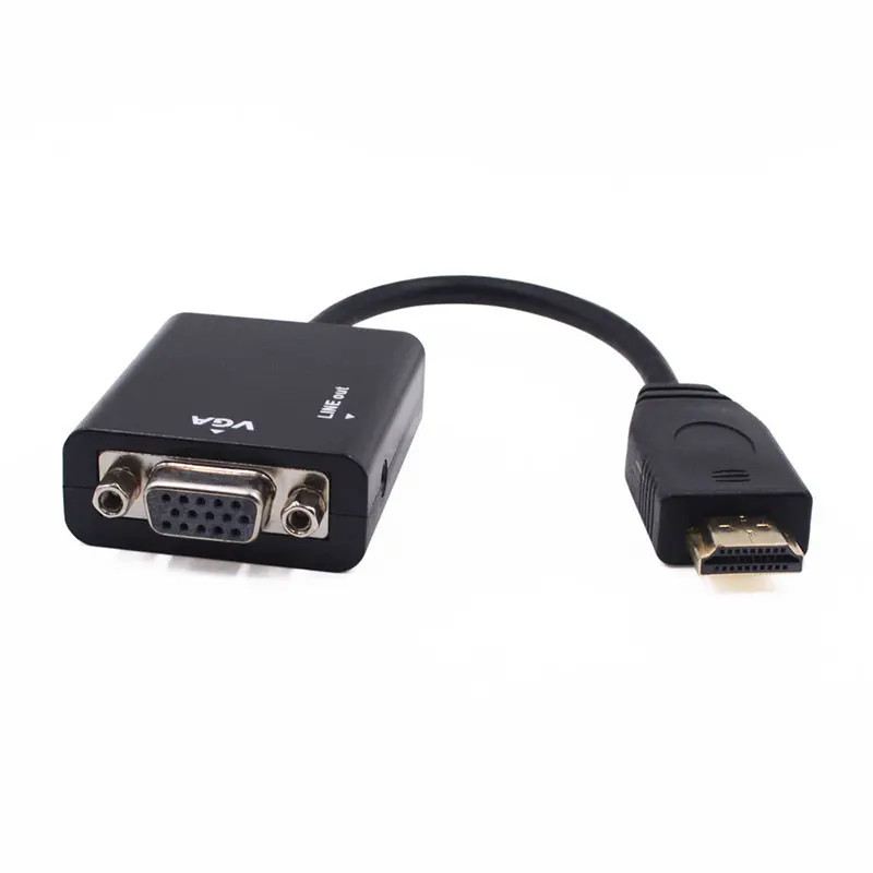 Коммутатор HDMI на VGA+ 3,5 мм с аудио компьютером на ТВ конвертер
