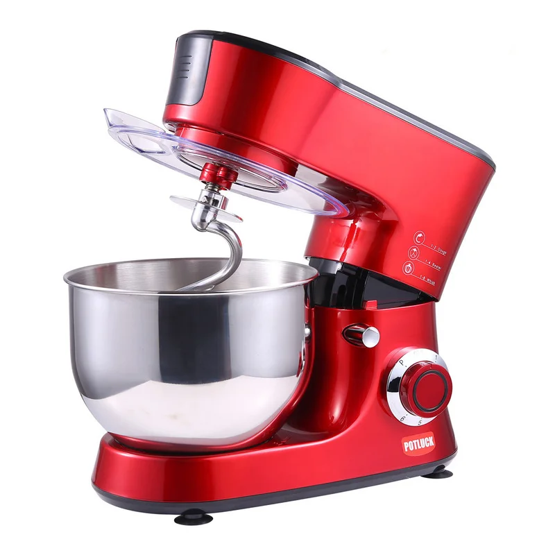 Accesorios KALORIK Vintage 1000W Alimentos Batidora de pie 5L Tazón 6 velocidades