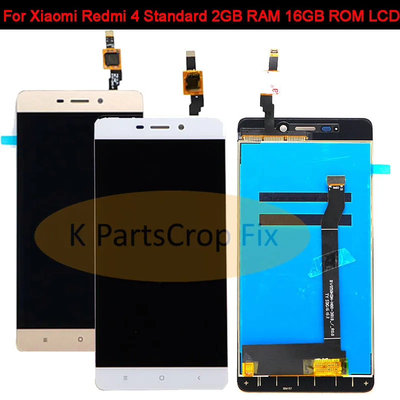 Высокое качество для Xiaomi redmi 4 стандартный 2 Гб ОЗУ 16 ПЗУ ЖК-экран + сенсорный экран