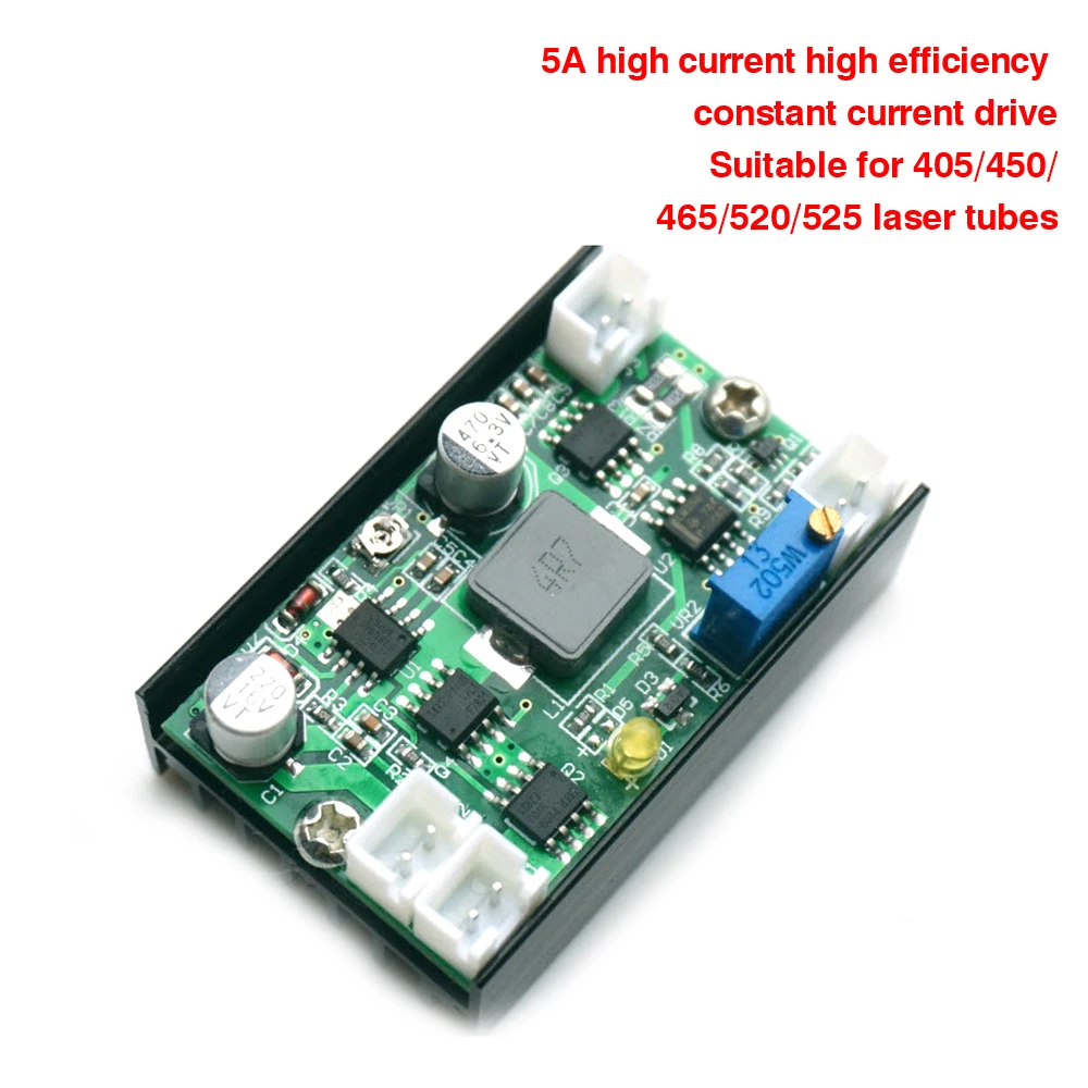 5A 1 Вт-5,5 Вт 405 нм/450 нм Синий лазерный диод LD плата драйвера 12 В понижающий постоянный ток схема привода ttl модуляции 150 кГц