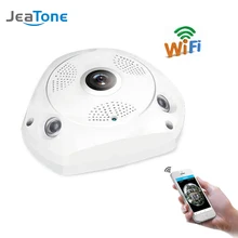 JeaTone 360 Camera IP Fish Eye Panoramic 1080P 2.0MP HD WIFI PTZ 3D VR Camera Audio Remote Home Monitoring camera surveillance