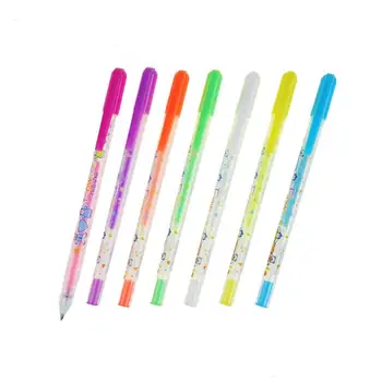 

540pcs/lot 0.8mm White Ink Color Photo Album Gel Pen Stationery Office Learning Cute Pen Unisex Pen Gift For Kids