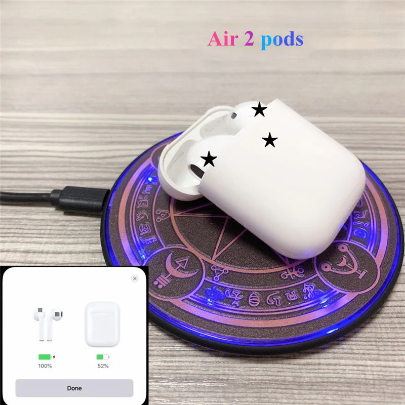 

High quality Air 2 with Charging Case Wireless Bluetooth Earphone Stereo Music Earbuds for IOS with H1 chip best sounds M24