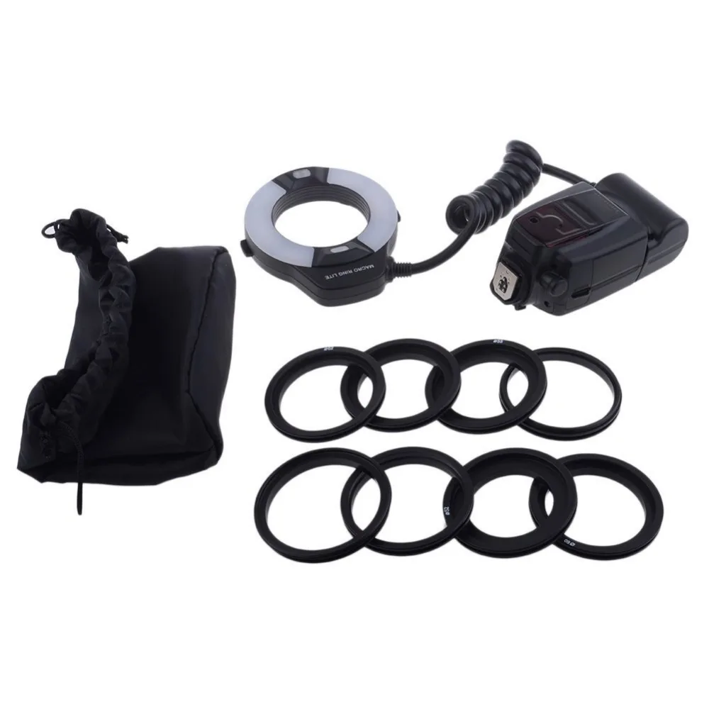 Meike MK-14EXT Macro TTL Ring flash E-TTL TTL with LED AF assist lamp for Canon 700D 650D 600D and Nikon D3200 D3100 D7100 D7200