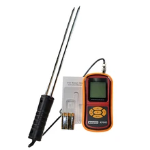 Digital Grain Moisture Meter with Measuring Probe Portable LCD Hygrometer Humidity Tester for Corn Wheat Rice Bean Wheat