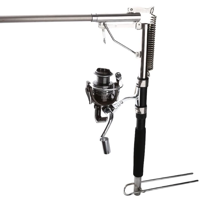 Cheap Battlesea 2.1m 2.4m 2.7m Stainless Steel Automatic Fishing Rod Spinning Telescopic Automatic Spring Fishing Pole Sea River Lake 