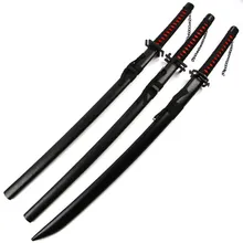 Bleach Kurosaki Ichigo Katana Аниме Косплей деревянный меч лезвие ножа оружие косплей реквизит для Хэллоуина Карнавал вечерние мероприятия