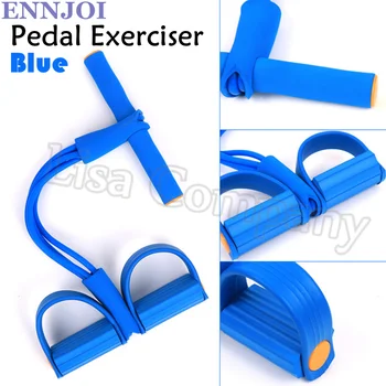 

NEW Design Four Tubes 6 Colors High Strength Resistance Bands Puller Exercise Fitness Pedal Exerciser Chest Expander