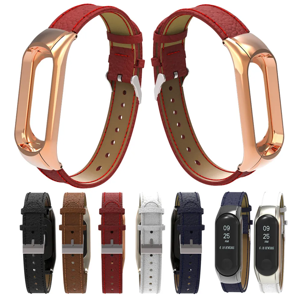 

HIPERDEAL Replacement Wristband Band Strap + Metal Case For Xiaomi Mi Band 3 Bracelet 15J Drop Shipping