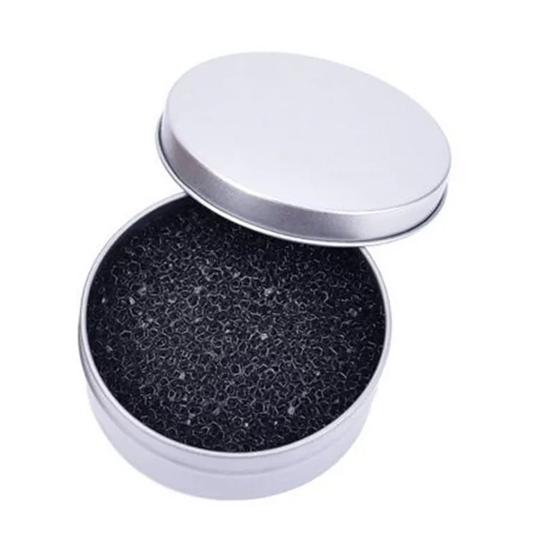

1 Pc Portable Round Cleaning Sponge Cosmetic Cleaner for Eyeshadow Iron Box for Eye Lip Face Powder Good Beauty Makeup Tools