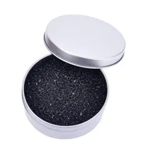 1 Pc Portable Round Cleaning Sponge Cosmetic Cleaner for Eyeshadow Iron Box for Eye Lip Face Powder Good Beauty Makeup Tools