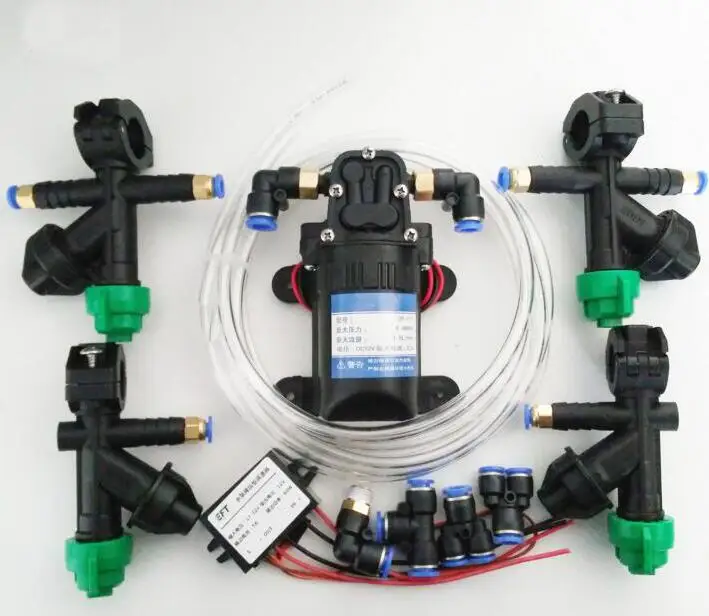 DIY Agricultural drone spray system accs nozzle,Water pump,Buck module,Pump governor, Adapter, Water pipes for 5L/10L/15L/20L