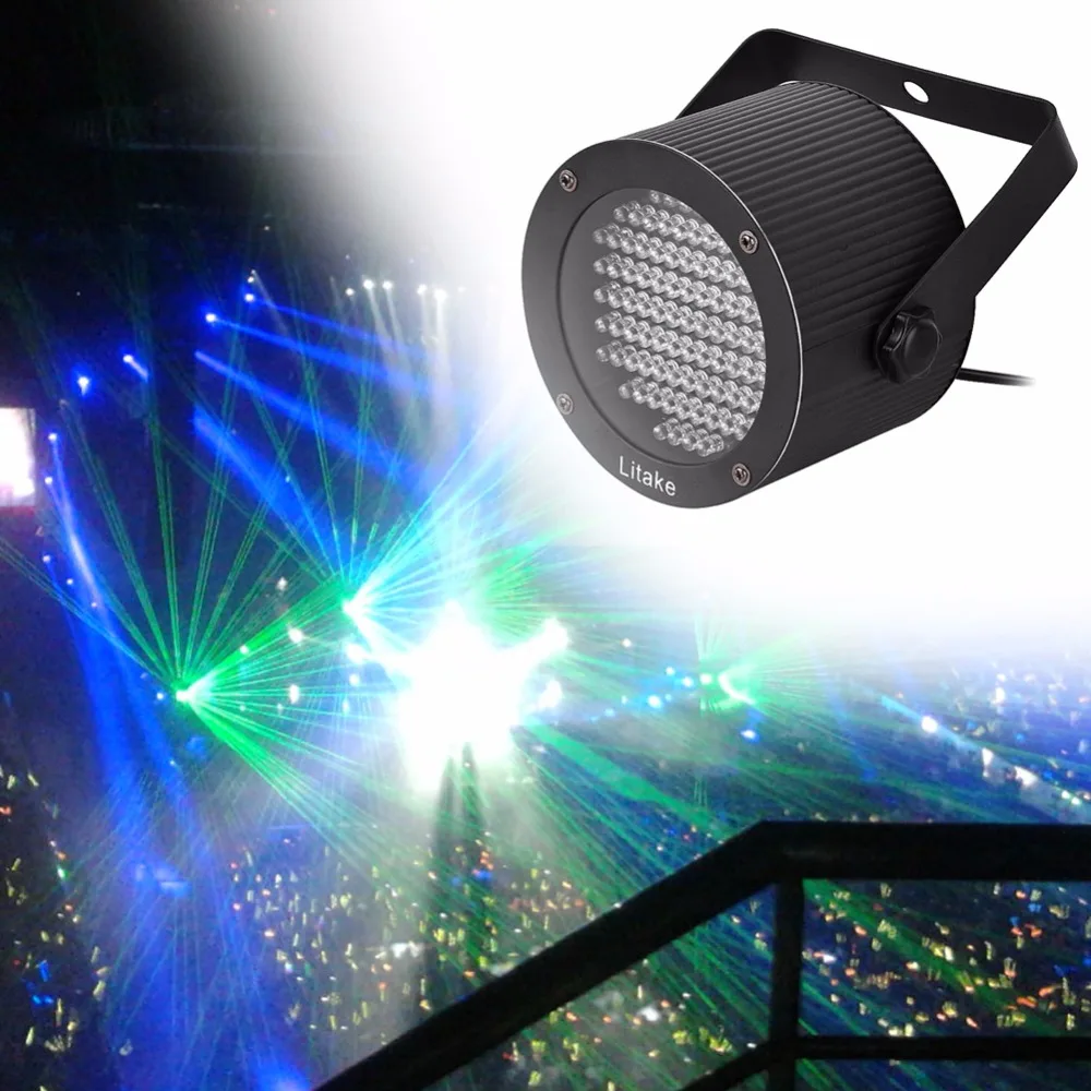 LumiParty Профессиональные светодиодные сценические светильники 86LED RGB PAR лампы для