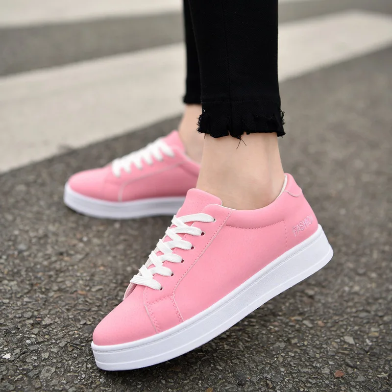 

2019 Women Sneakers Women Lovers Vulcanize Shoes Flat Heel Fashion Women Canvas Shoes Casual Solid Loafers zapatos de mujer BX16