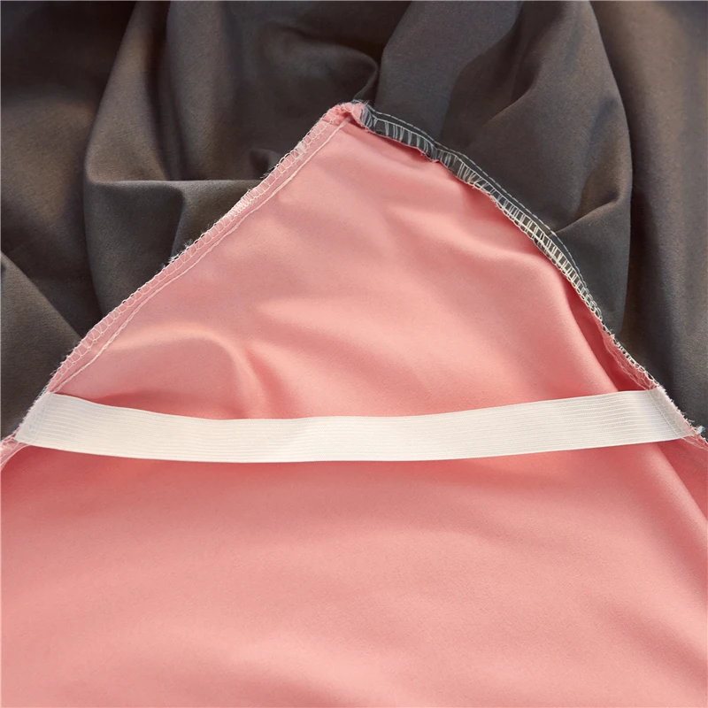 Милый корейский розовый однотонный пододеяльник в горошек, комплекты романтических кружевных одеял принцессы для девочек, дизайнерская фея, королева набор постельного белья
