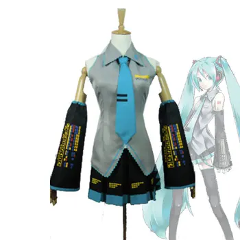 

Cosplay Japan Vocaloid Megurine Luka boy/ Girl magic future Formula for clothing 6pcs Cos Clothes