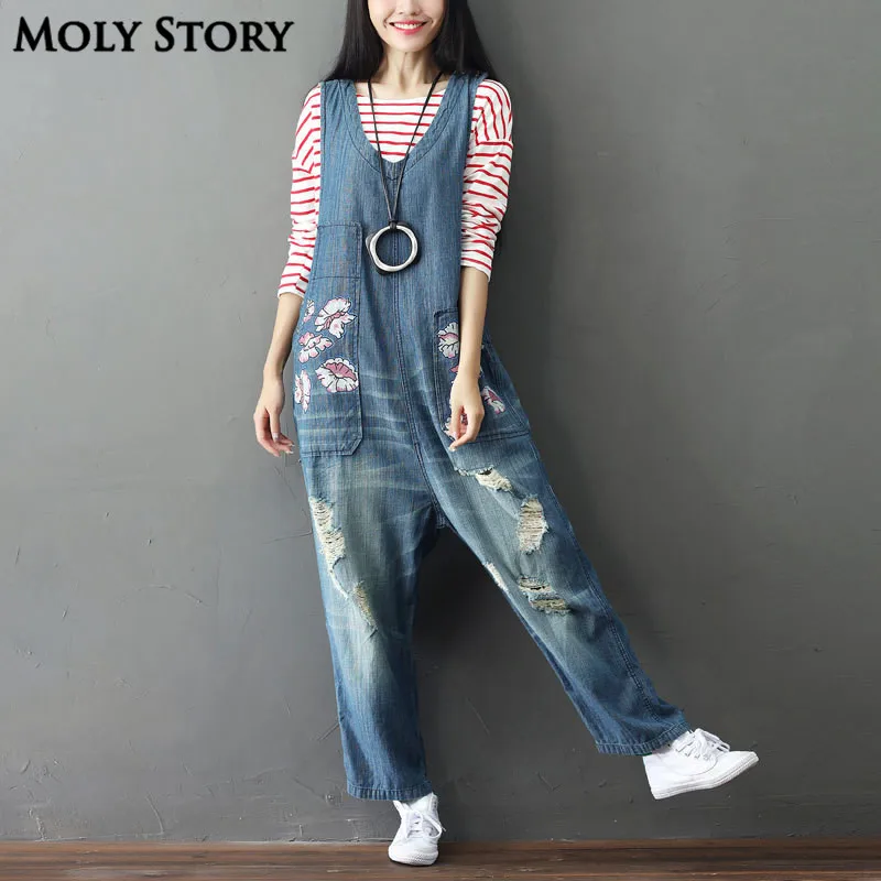 plus size jean overalls