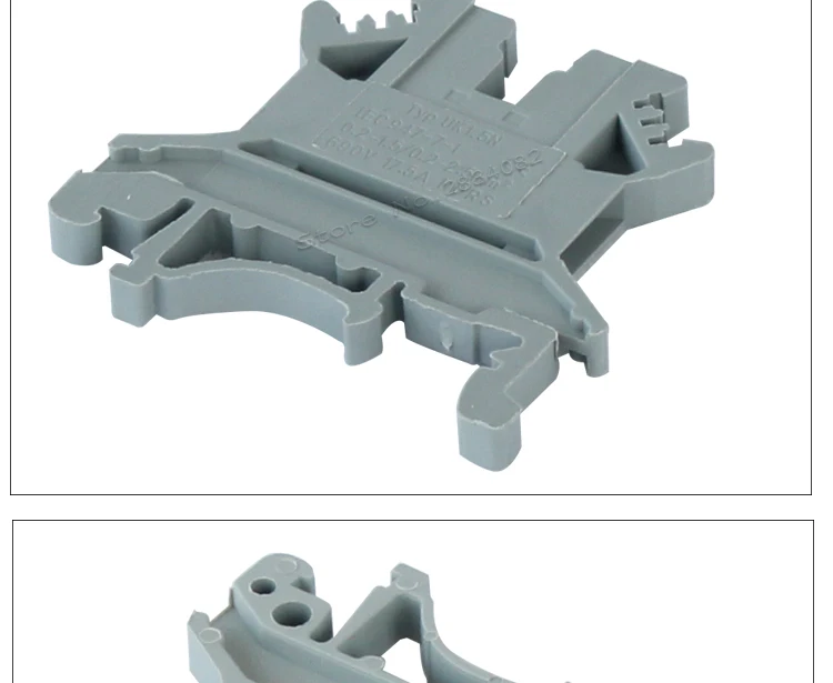 0,14-1,5 мм2 0,2-2,5 мм2 Универсальный класс клеммный блок din-рейка двухслойный винт фиксированный UK-1.5N провод ряд