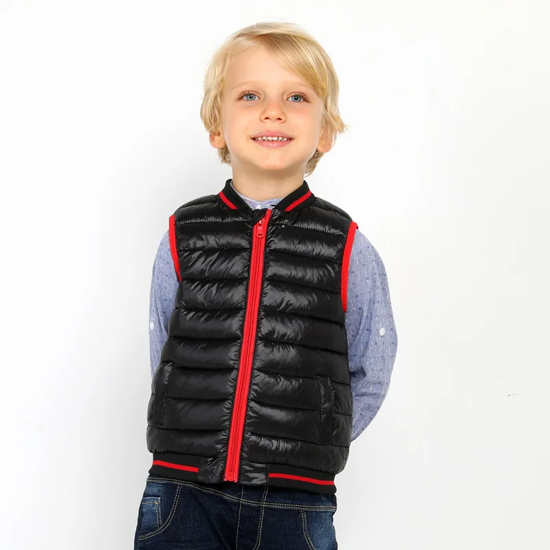 Kinder Winter Weste Mit Kapuze - Ärmellose Jacke Für Jungen 3-15 Jahre