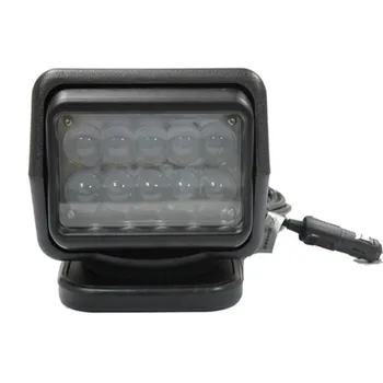 

360 degree Rotating 50W Led Search Light Remote Control Spot Work Light For Off road Vehicles Trucks Boat