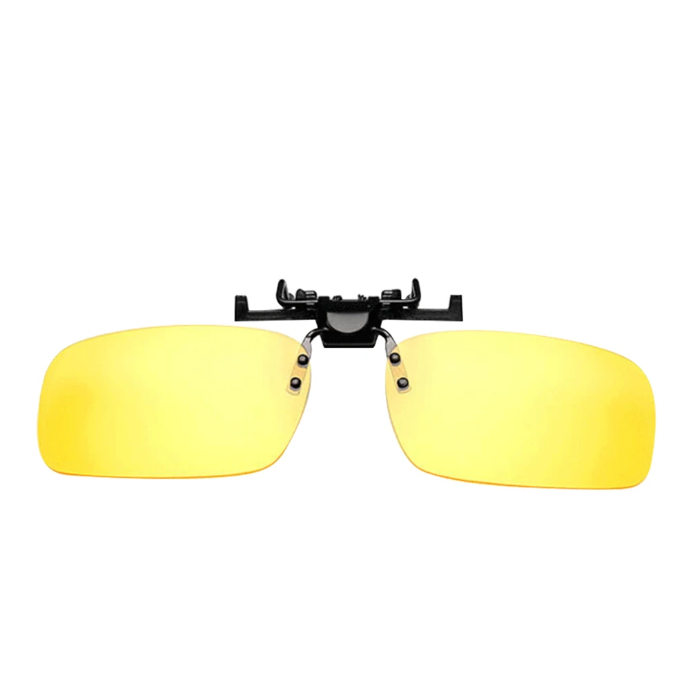 Поляризованные солнцезащитные очки с клипсой для вождения, с линзами ночного видения, солнцезащитные очки для мужчин и женщин, 2 размера