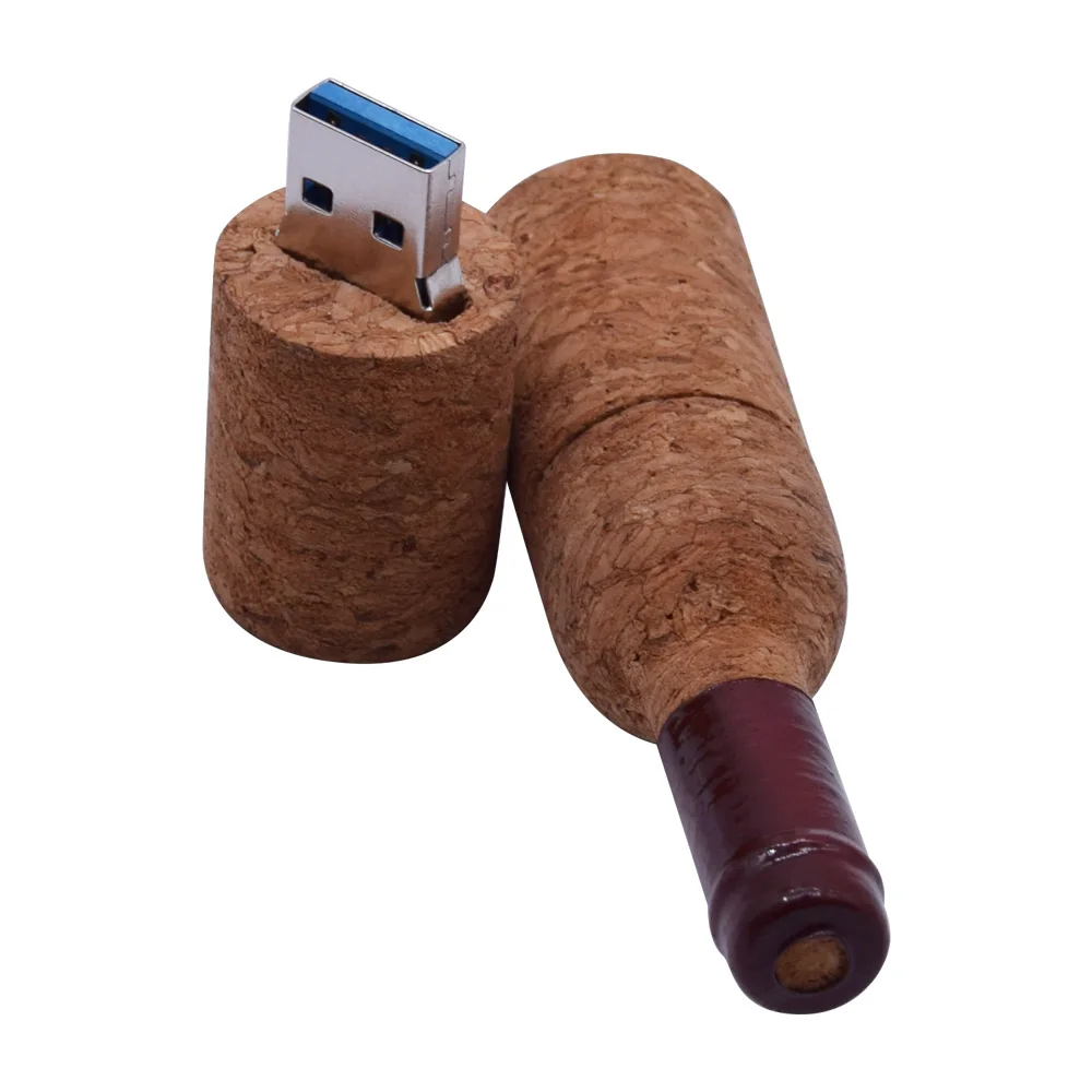 Высокоскоростной Usb 3,0 128 gb дерево винные пробки Usb флэш-накопитель 64 gb 32 gb 16 gb заказной логотип Темный флеш-накопитель карты памяти