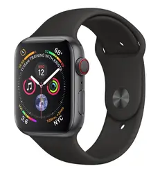 Apple Watch Series 4, OLED, сенсорный экран, gps (спутниковый), мобильный, 36,7 г, черный