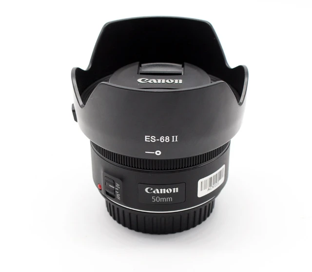 Canon 50mm f1.8 STM with Hood ES-68