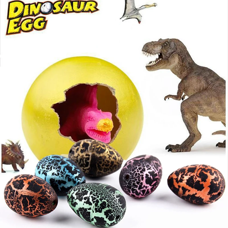 5pcs/lot Dinosaur Eggs Classical Dinosaur Toy Model Water Egg