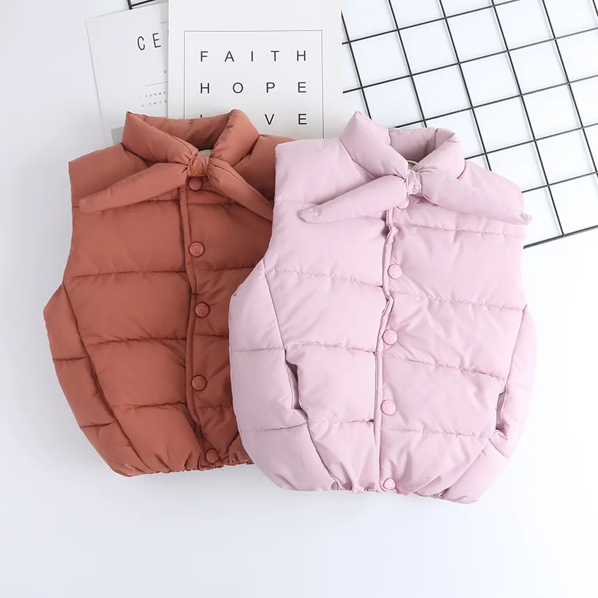 Toddler Girl Padding Vest Baby Kids Winter Clothes Winter Wholesale