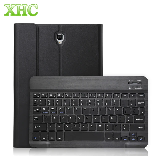 Cheap Detachable Bluetooth Keyboard Tablet Leather Case for Samsung Galaxy Tab A 10.5 T590 / T595  with Holder 