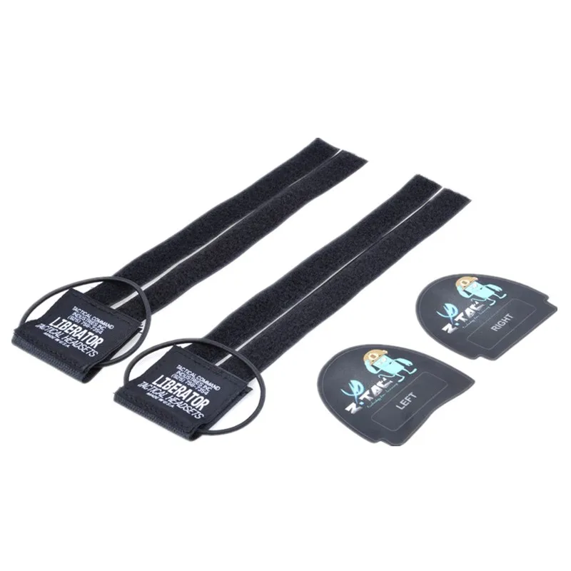 Conversion Kit for Tactical Helmet and Sordin Headset Stickers black DE FG (1)