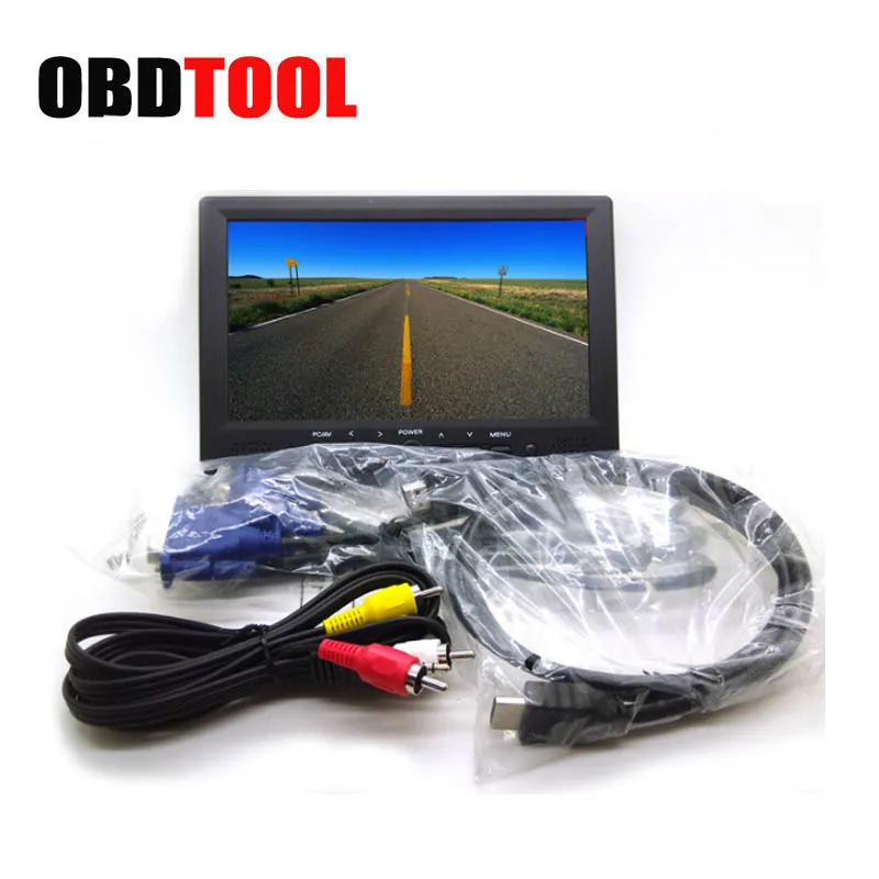 

Bus 7 Inch TFT LCD Digital Screen Car Display HD Monitor Auto TV HDMI 800 x 480 Car Reversing Video for 12V 24V Vehicle JC10