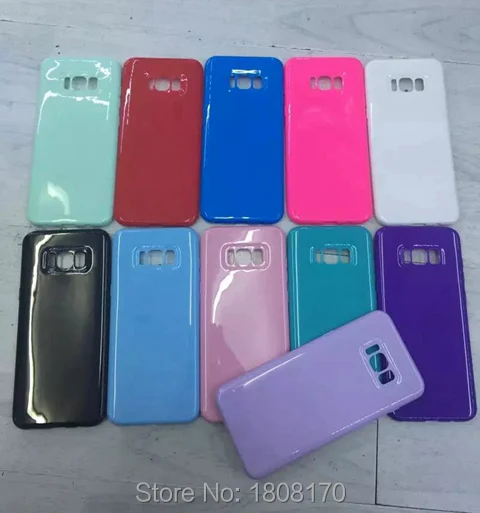 Прозрачный блестящий мягкий чехол из ТПУ C-Ku для Samsung Galaxy S9 S8 Plus прозрачный