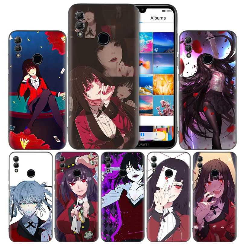 

Anime Kakegurui Black Silicone Case Cover for Huawei Honor 8X 8C 8A 8S 10 10i Lite Play V20 Y9 Y7 Y6 Y5 Prime 2018 2019