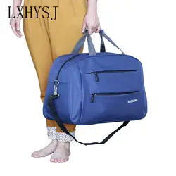 Новый полиэстер для мужчин дорожные сумки Carry on багажные сумки Duffle Сумки Wo Дорожная сумка большой выходные